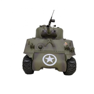 <span class=keywords><strong>Char</strong></span> d'assaut télécommandé Henglong 3898-1, échelle 1/16, modèle <span class=keywords><strong>Sherman</strong></span> M4A3 américain, avec fumée IR+BB, télécommande 2,4 GHz, jouets et cadeaux - Product Image 3