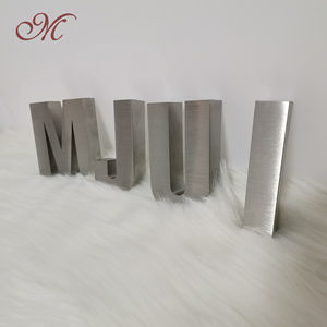 Señalización de letras de Metal cortadas con láser de acero inoxidable cepillado retroiluminado personalizado para empresas Mall Hospitales Park Publicidad al aire libre - Product Image 4