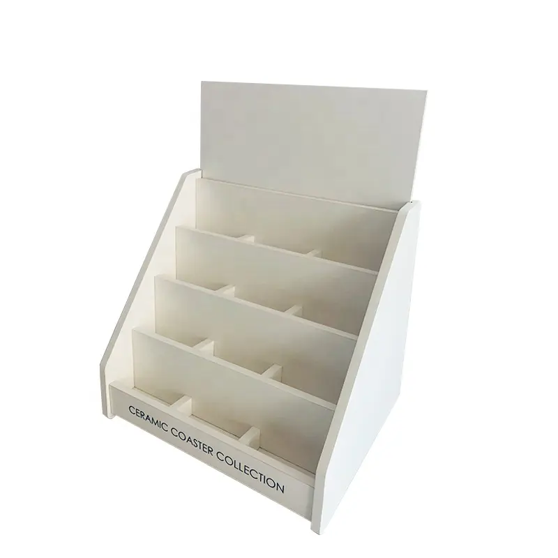 Populaire 5 Lagen Teller Tafel Top Kleine Houten Coaster Display Stand