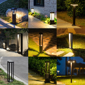 Modern Solar LED Lawn <b>Light</b> IP65 Waterproof Garden <b>Pathway</b> Landscape Lamp - Product Image 1
