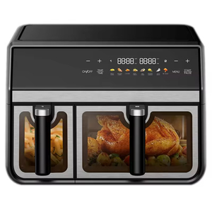 Freidora de Aire Digital Inteligente de 12L con Gran Capacidad y Divisor de Cesta 6L+6L, Freidora de Aire Dual Multifunción Digital - Product Image 5