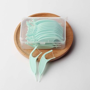 Cina a basso prezzo a basso prezzo colori manico grasso filo ortodontico filo interdentale Pick prodotti per la cura orale filo filo di scelta per bretelle - Product Image 3