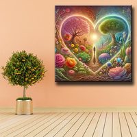 Ever Moment Factory Kit de Peinture Diamant 5D DIY de Haute Qualité, Mosaïque de Diamants Paysage Nuit Étoilée, Perçage Complet ASF2947
