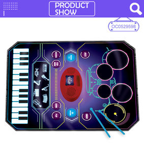 Batterie et clavier pour enfants tapis de batterie électronique piano jouet instruments de musique tapis de gymnastique - Product Image 2