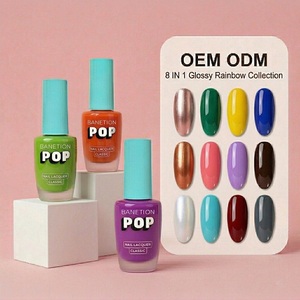 Esmalte de Uñas Pop, Colección de Colores Brillantes, Alta Pigmentación, Acabado Brillante, Larga Duración, Resistente a Desportilladuras, Secado Rápido, Calidad Profesional - Product Image 6