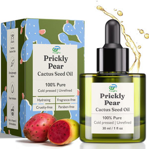 HUILE DE GRAINES DE CACTUS PRICKLY PEER Pressée à froid 100% pure Hydratante et nourrissante <span class=keywords><strong>Parfum</strong></span> frais et sucré - Product Image 1