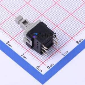 ESB30B333 Push Button Switch Through hole Component (THT) Switch Double Pole Double Throw Square Plunger Through Hole 200mA - Product Image 2