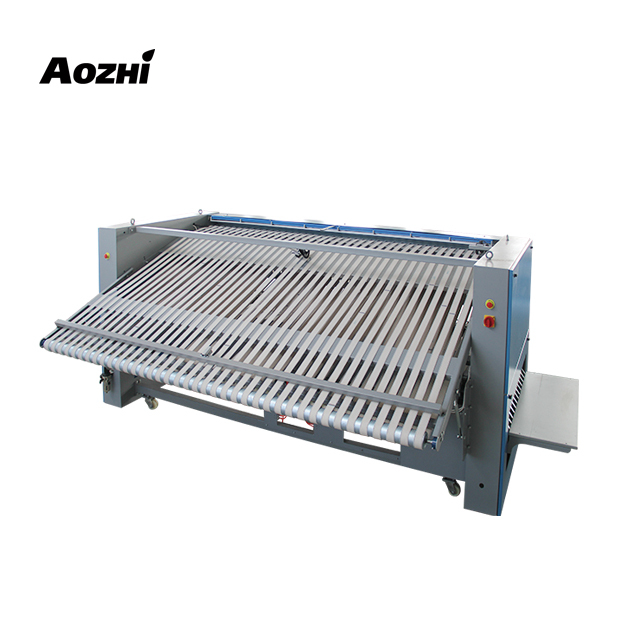 Electric Hospital & Hotel Automatic Linen & Bed Sheet Folding Machine for Laundry Use