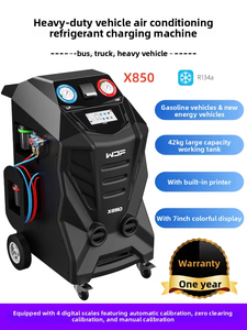 Máquina automática de recuperación de refrigerante de servicio pesado X850 para autobuses, equipo de cuidado de automóviles para mantenimiento de <span class=keywords><strong>aire</strong></span> <span class=keywords><strong>acondicionado</strong></span> automotriz - Product Image 4