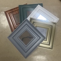 Panel de pared 3D de PVC con pegatina de espejo, láminas de revestimiento de pared Interior impermeables de plástico para dormitorio y techo de sala de estar