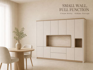 <strong>Cream</strong> 2.4m Sideboard Buffet Cabinet for Small Dining Room - Product Image 2