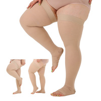 Chaussettes de compression mi-mollet pour hommes et femmes 20-30 mmHg, bas médicaux pour varices avec logo sur le corps et le bord du bas