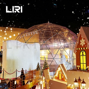 クリスマスの屋外イベント用大型高級透明球形ジオデシックドームテント - Product Image 4