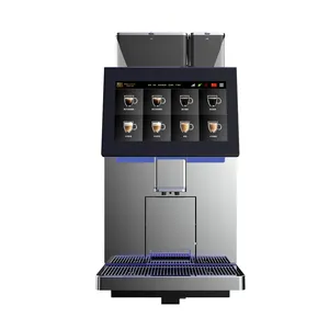 Industrielle bargeldlose Kaffeemaschine mühle Luxus Doppelkessel gewerbliche automatische Kaffeemaschine