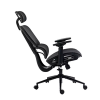 Chaise de bureau ergonomique pivotante inclinable en tissu maillé de haute qualité et confortable pour les cadres dirigeants