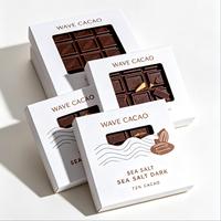 Boîte cadeau de confiserie en gros en carton blanc avec fenêtre transparente et fermeture pliante