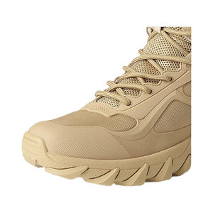 Stivali da Combattimento Renyqatt da <span class=keywords><strong>Uomo</strong></span> 8 Pollici, Tomaia in Rete Leggera Traspirante, Stivali da Lavoro Invernali <span class=keywords><strong>con</strong></span> <span class=keywords><strong>Cerniera</strong></span> Laterale e Suola in Gomma - Product Image 4