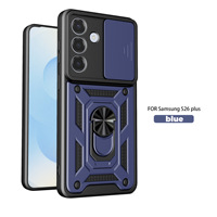 Étui de téléphone antichoc GSCASE pour Xiaomi Redmi 15C 14C 13C 12C 4G A5 A3, coque arrière avec support anneau pour Samsung S26 Plus