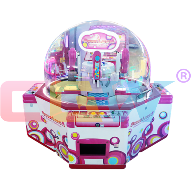 CGW Monnayeur Cadeau Prix Griffe Grue Attraper Distributeur Automatique De Bonbons Doux Machine de Jeu D'arcade À Vendre