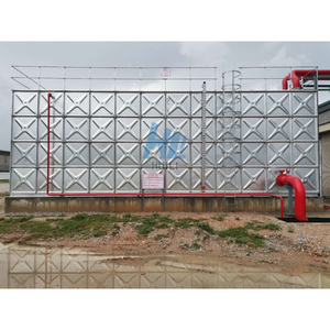 Réservoir en acier galvanisé plongé à chaud 10000 20000 50000 litre litre litre litre gallon petit <span class=keywords><strong>grand</strong></span> réservoir d'eau à panneau pressé HDG assemblé - Product Image 4