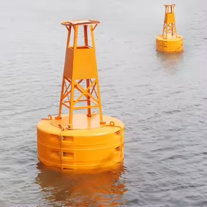 중국산 IALA 대구경 PE 해상 항로 부표 1800MM 스틸 플로팅 태양광 라이트 힌지 보타이 브랜드 자외선 차단 - Product Image 2