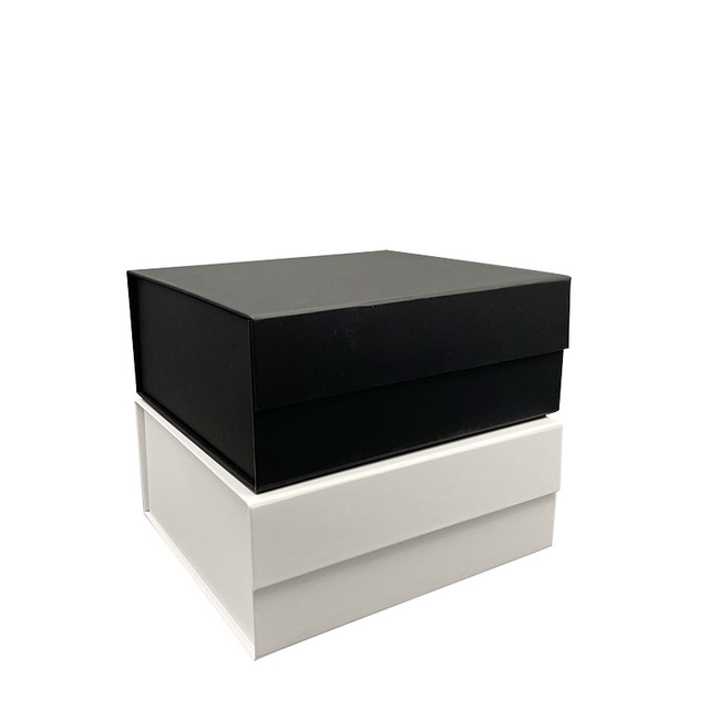 Low MOQ Custom Logo Collapsible Organizer Storage Folding Box Unique Die-Cut Design Paper Boxes Foldable Gifts Box