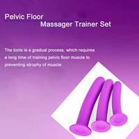 Vente en gros de plug anal en silicone personnalisé avec ventouse, pour l'entraînement des débutants adultes