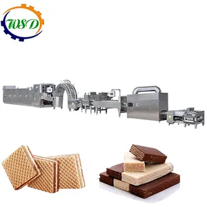 High Production Biscuit Baking Equipment Industrial Waffle Maker Energy Saving Automatic Wafer Making Machine