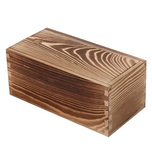 Caja de Almacenamiento de Escritorio de Madera Hecha a Medida, Rectangular, Color Quemado, Organizador de Oficina, 4 cm de Alto, para Montar en la Superficie de la Mesa - Product Image 5