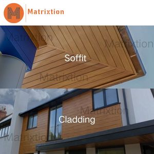 Aluminium Bekleding Panelen Duurzaam Weerbestendig Hout Look Stijl Buitenmuur Gevelbeplating Voor Moderne Gebouwen - Product Image 5