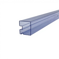 Tube en plastique extrudé antistatique de haute qualité PS/PET/PVC/PC/ABS pour composants électroniques CMS, taille personnalisée