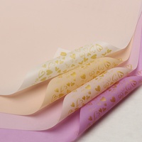 Papier d'emballage mat imperméable Corner Love pour bouquets de fleurs fraîches, vente en gros, style coréen