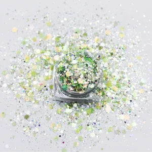 For nail polish and DIY craft shining star XD series glitter colorful sequin glitter