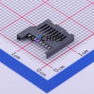 TF-017 SD Card / Memory Card Connector SMD Connector Plug-In Type MicroSD Card (TF Card) Card Holder 1.93mm - Product Image 1