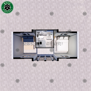 Maison conteneur préfabriquée extensible à assemblage rapide de 2 à 3 chambres, villa préfabriquée en panneaux sandwich, maison mobile en kit, vente en gros - Product Image 6