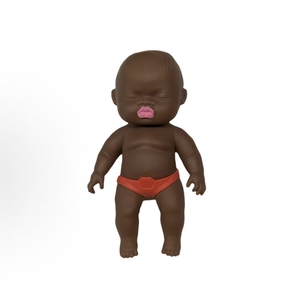 Muñeca de Moda Negra de 15-30cm, Sensación Viral para Aliviar el Estrés, Juguete de Broma DIY, Mini Juguete de Peluche Relleno de Arena Plástica - Product Image 1
