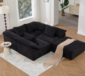 China Supplier's <b>Convertible</b> Sleeper Sofa <b>Bed</b> Compressed Free Combined Modular Sectional Couches Set for Hotel Living Room - Product Image 5