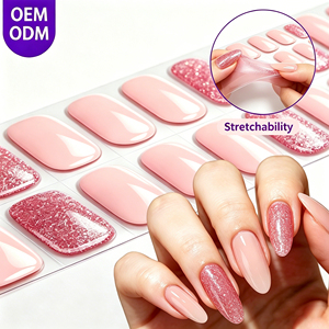 Tiras de <span class=keywords><strong>Gel</strong></span> <span class=keywords><strong>para</strong></span> <span class=keywords><strong>Uñas</strong></span> Semipermanentes de Color Puro, No Tóxicas, con Brillo, Curadas con Lámpara UV, Resistentes al Agua y de Larga Duración <span class=keywords><strong>para</strong></span> <span class=keywords><strong>Uñas</strong></span> DIY - Product Image 1