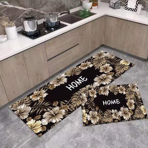 <span class=keywords><strong>Tapis</strong></span> en velours cristal de qualité supérieure, 3D, 2 pièces, lavable, épais, <span class=keywords><strong>antidérapant</strong></span>, petits <span class=keywords><strong>tapis</strong></span> de <span class=keywords><strong>cuisine</strong></span> pour le sol - Product Image 1