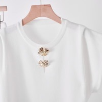 Ensemble deux pièces tricoté haut de gamme pour femme, été 2026, transfrontalier, polyvalent, ample, uni, avec pantalon large à manches courtes