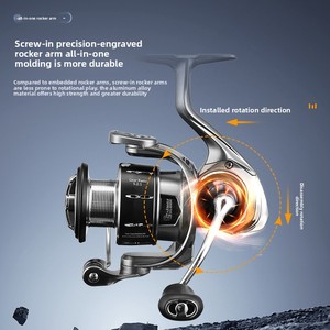 Mulinello da Pesca a Spinning LUVIS con Doppio Slider a Vite, Modello 10004000, Universale per Mano Sinistra - Product Image 3