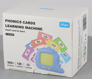 Machine d'apprentissage par insertion de cartes de dinosaures pour enfants, jouets éducatifs, cartes flash parlantes en anglais - Product Image 6