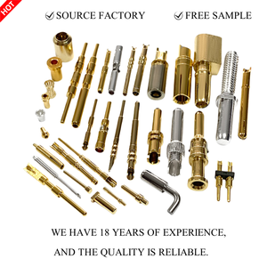 Tùy chỉnh <span class=keywords><strong>CNC</strong></span> gia công có sẵn multichip <span class=keywords><strong>Brass</strong></span> mạ vàng pins ổ cắm hình dạng khác nhau với độ dẫn tốt - Product Image 3