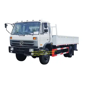 Dongfeng cheap 4x4 off road cargo truck 4wd dropside fence truck for hot sale