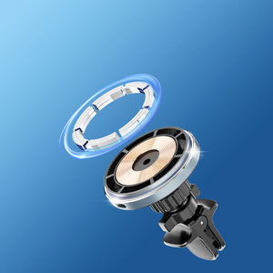 Nuevo soporte de teléfono móvil con imán para coche de 15W, soporte móvil para coche para iPhone 15 14 13 12, cargador de coche inalámbrico con ventilación magnética - Product Image 1