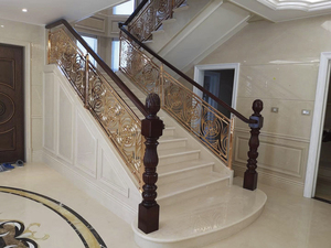 TAKA Hiện Đại Luxury Carve Thiết Kế Ban Công Lan Can Nhôm/Brass Cầu Thang Ban Công Lan Can Lan Can Lan Can Lan Can - Product Image 3