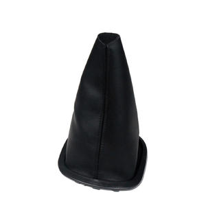 Directo de fábrica, palanca de cambios de coche de cuero negro, polaina de repuesto, perilla de cambio de marchas, cubierta antipolvo, accesorios interiores - Product Image 5