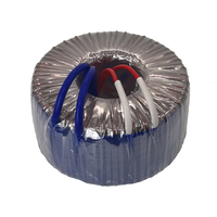 Transformateur toroïdal personnalisé 500W, 220V - 24V avec fils de cuivre et d'aluminium pour amplificateurs de puissance audio d'équipement audio