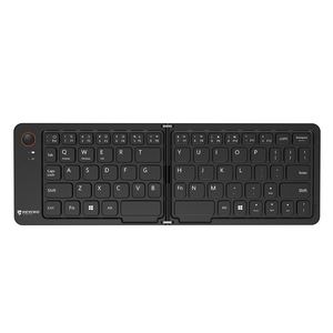 Clavier Bluetooth pliable, <span class=keywords><strong>claviers</strong></span> sans fil portables pliables <span class=keywords><strong>pour</strong></span> les voyages, prennent en charge jusqu'à <span class=keywords><strong>3</strong></span> appareils <span class=keywords><strong>pour</strong></span> ordinateur portable Windows, tablette, PC - Product Image 1
