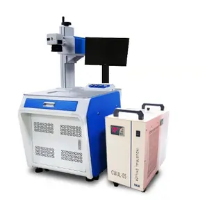 Máquina de gravação UV de marcação a laser para impressão de cabos de cabos